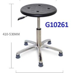 G10261 Mặt 4 lỗ, da PU, Chiều cao 42-53cm (trục 140), Chân đúc nhỏ, Bánh cố định