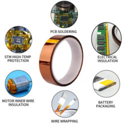 Ứng dụng đa dạng của băng dính chịu nhiệt Kapton