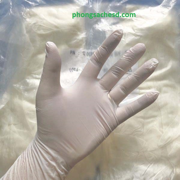 Găng tay Shirudo nitrile phòng sạch 12 inch - Bảo vệ vượt trội 8 Phần ngón của găng tay được làm nhám chống trơn trượt