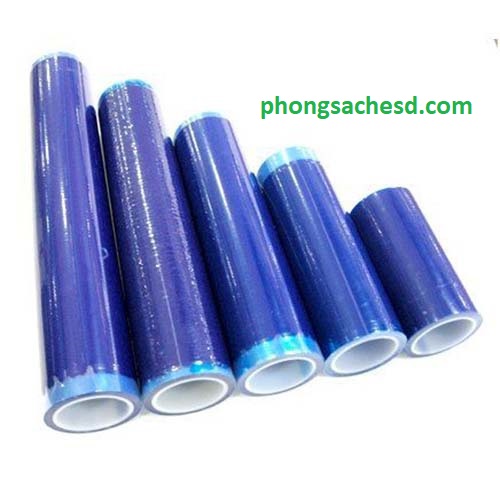 Con lăn dính bụi phòng sạch PP: 4 Tính ứng dụng lý tưởng 9 Con lăn dính bụi PP màu xanh