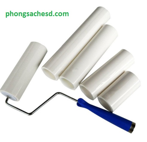 Con lăn dính bụi phòng sạch PP: 4 Tính ứng dụng lý tưởng 11 Con lăn dính bụi PP màu trắng