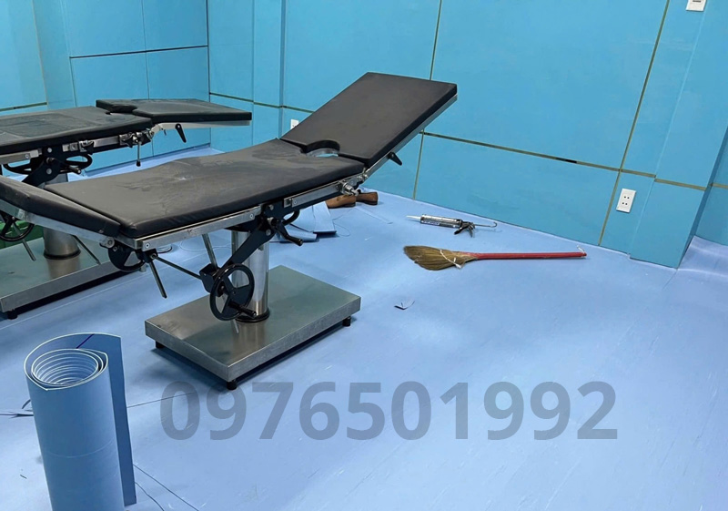 Sàn vinyl kháng khuẩn 14 Sàn vinyl kháng khuẩn đã được thi công xong