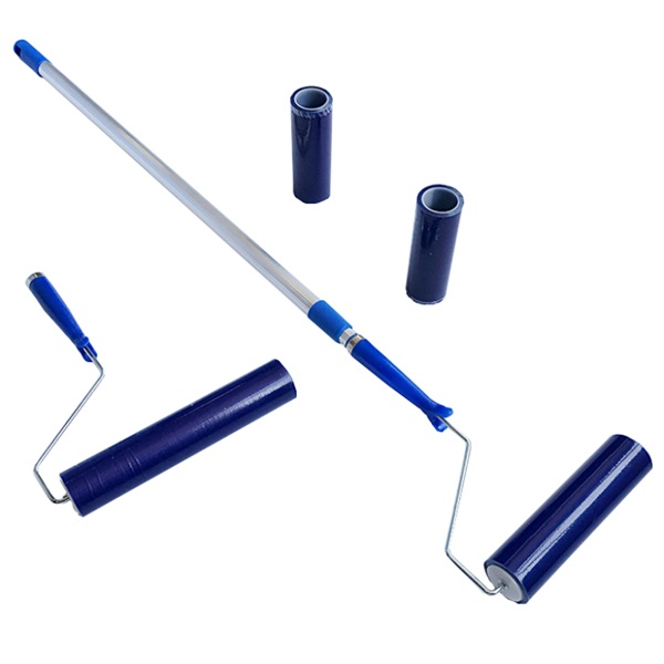 Con lăn dính bụi Silicone giải pháp làm sạch chuẩn hiện đại 9 Con lăn dính bụi Silicone hoàn chỉnh với 3 bộ phận cấu thành